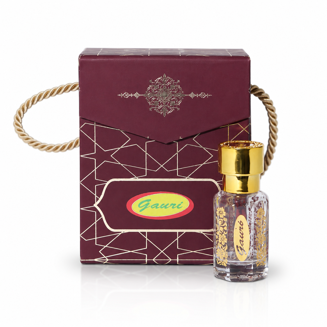 Gauri Kesar Chandan Attar 6ml | Premium Alcohol-Free Saffron & Sandalwood Attar | Gauri Blanc